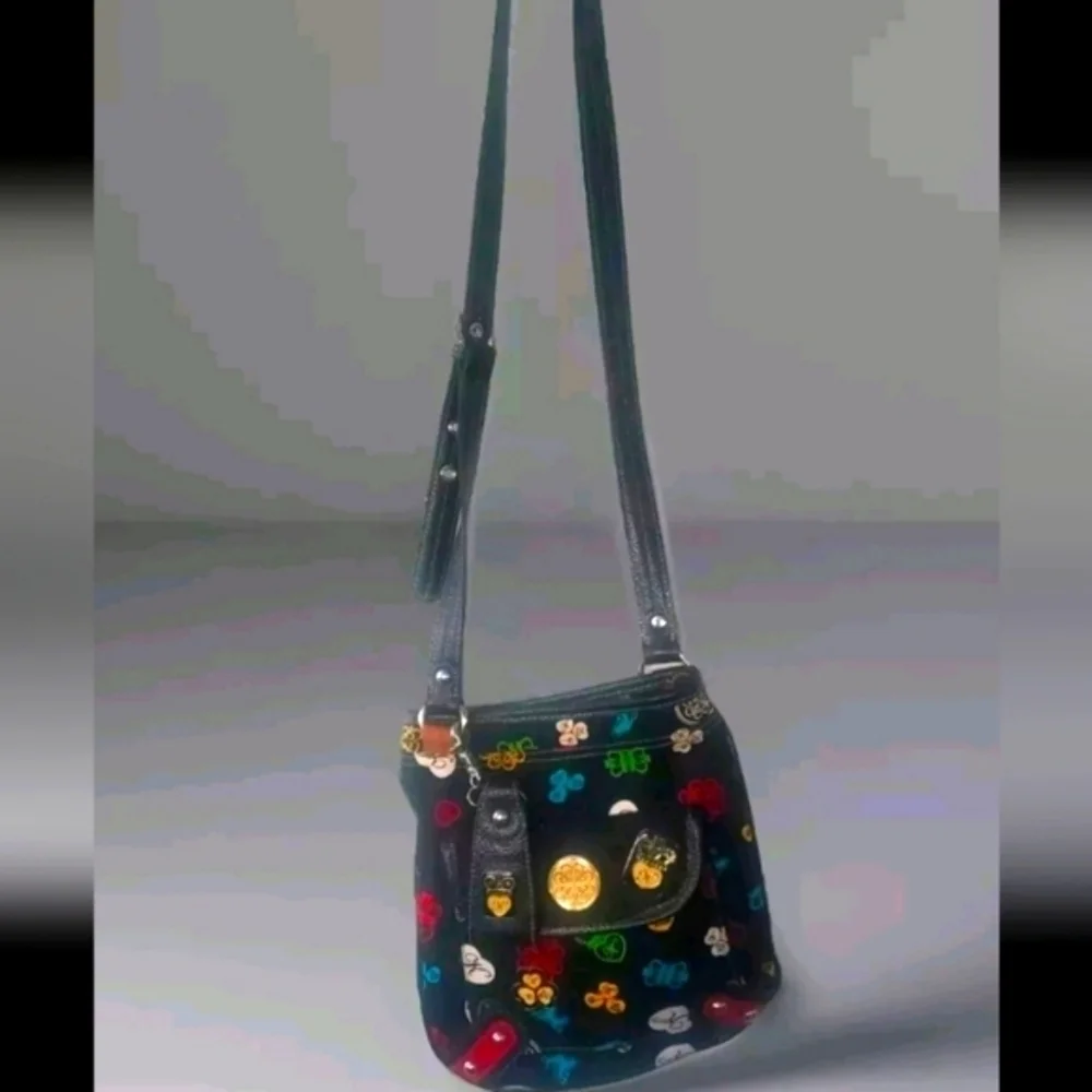 Kathy Van Zeeland Crossbody Handbag Multi Colored - Picture 2 of 10